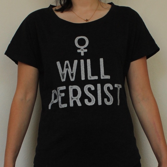 Black Feminist Slogan Tee - Picture 3 of 4